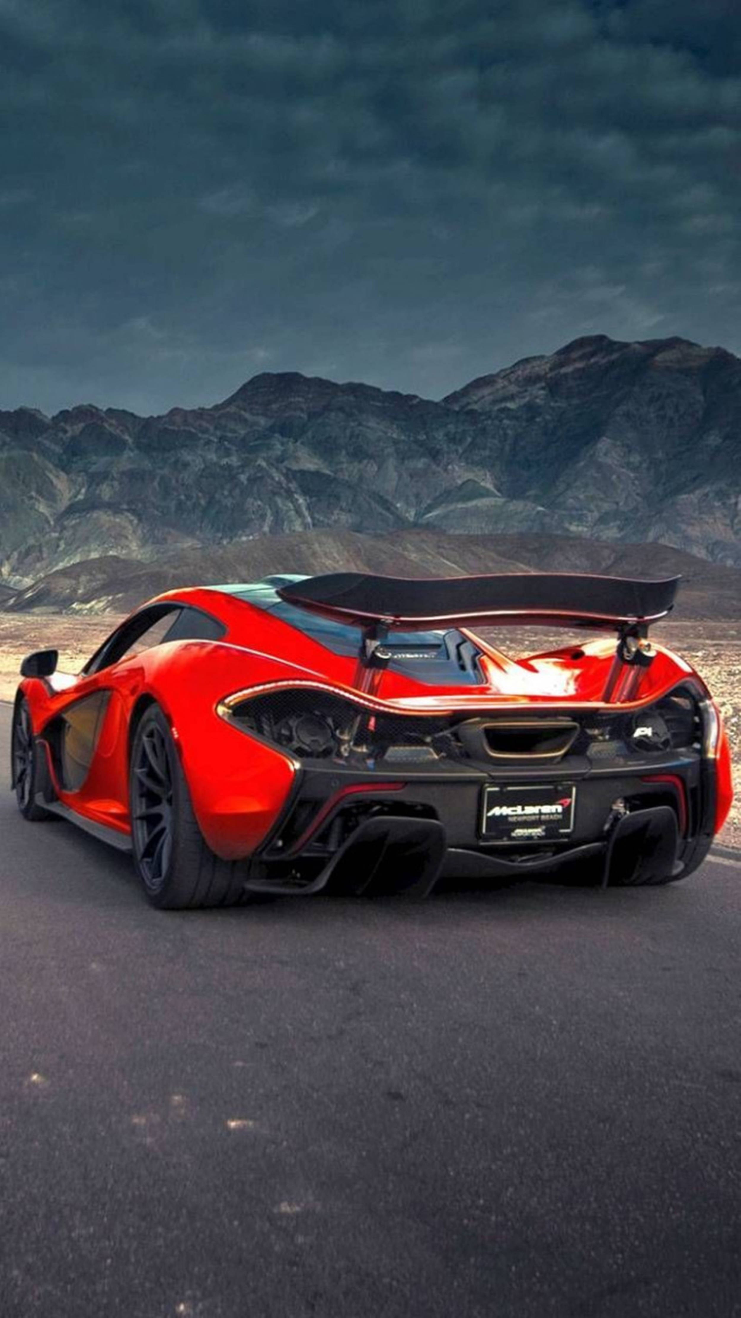 McLaren iPhone P1 Rød Variant Wallpapers