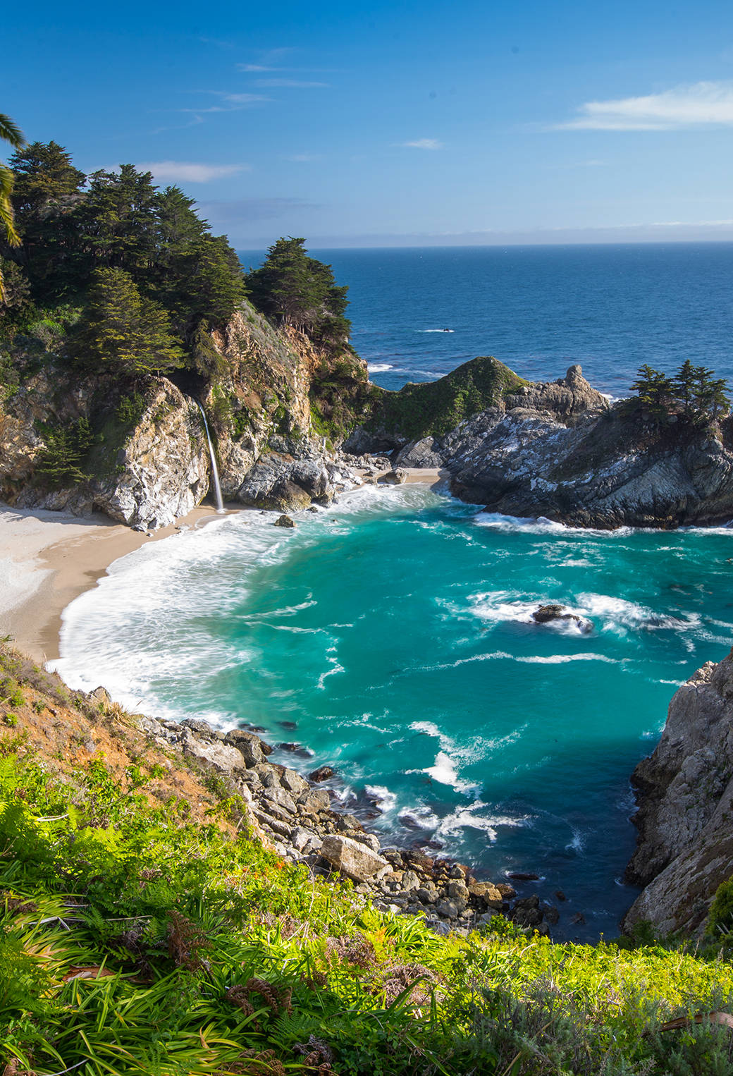 McWay Falls Big Sur iPhone Californien Wallpapers
