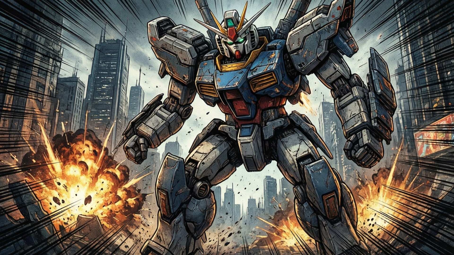 Mecha Manga Kaos Wallpapers