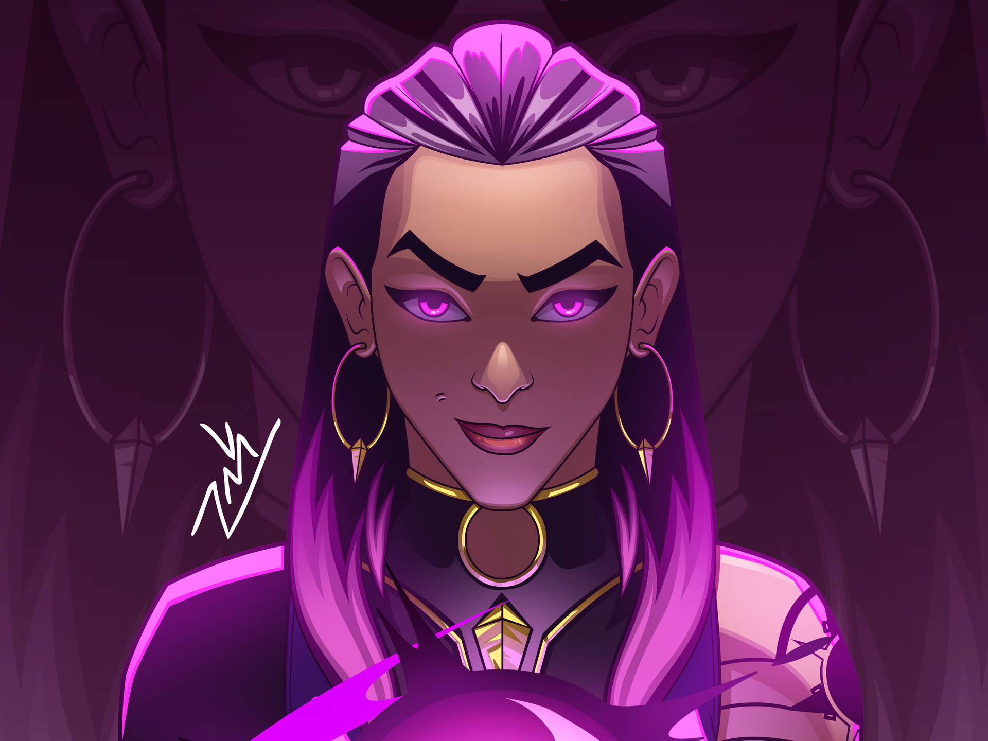 Med Valorants nyeste agent Reyna Wallpapers