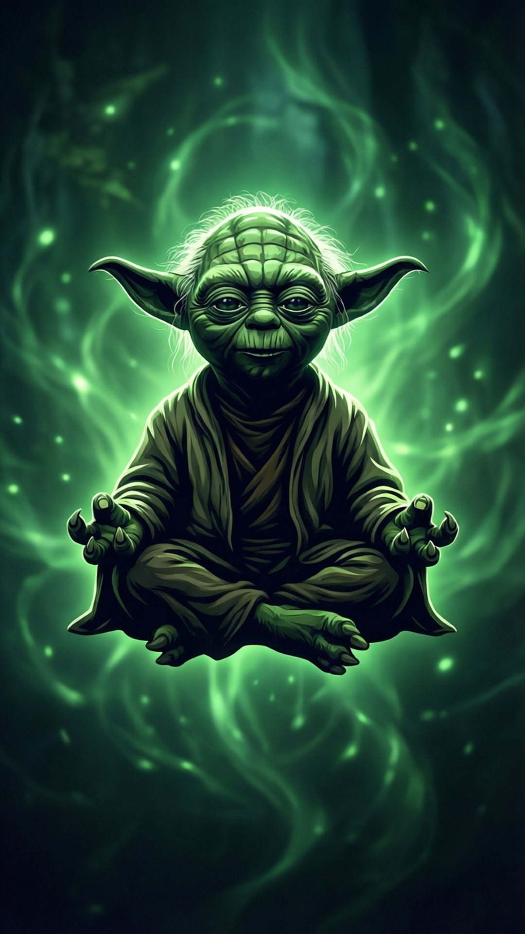 Mediterende Yoda Wallpapers