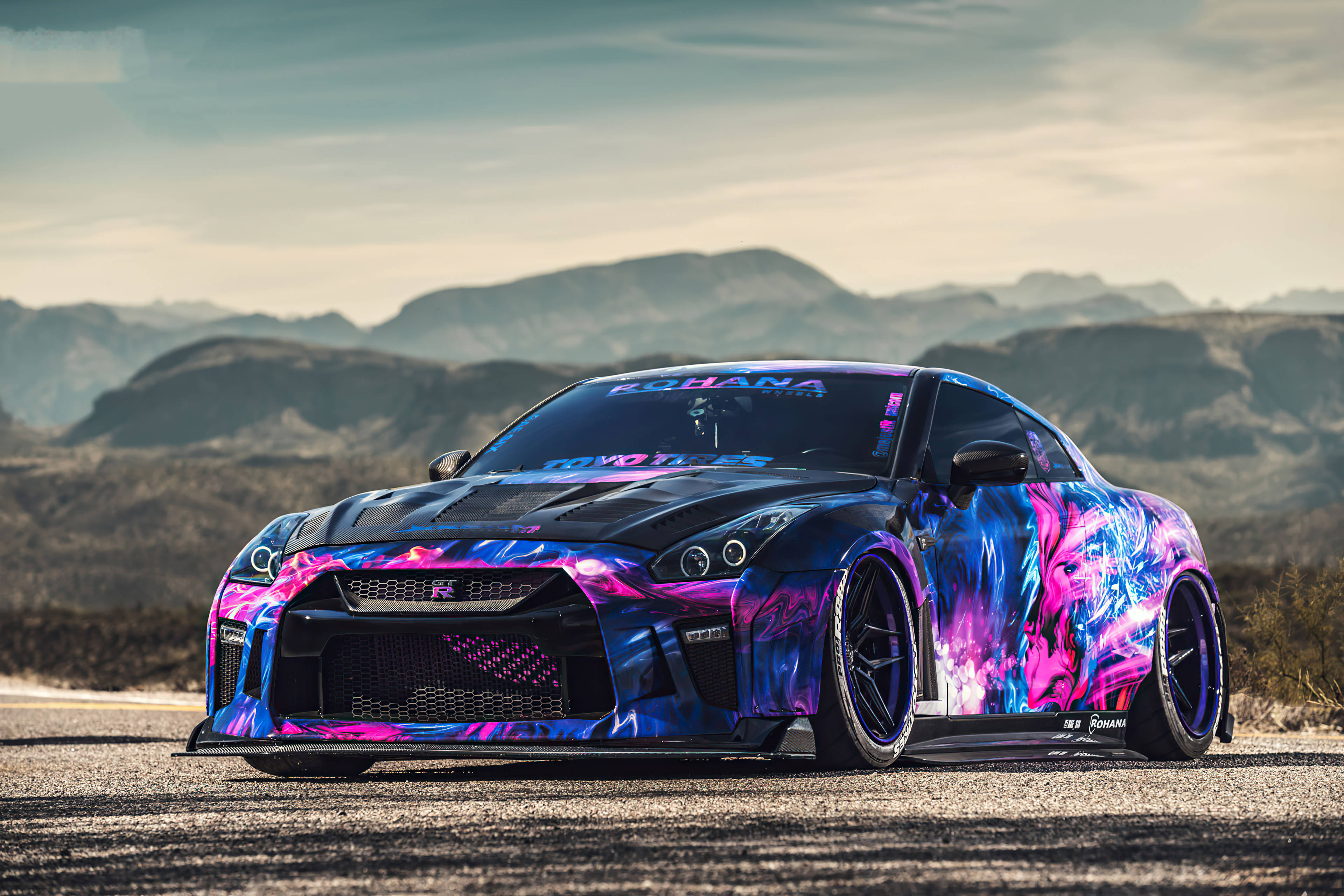 Meget detaljeret Nissan GT R 4K Wallpapers