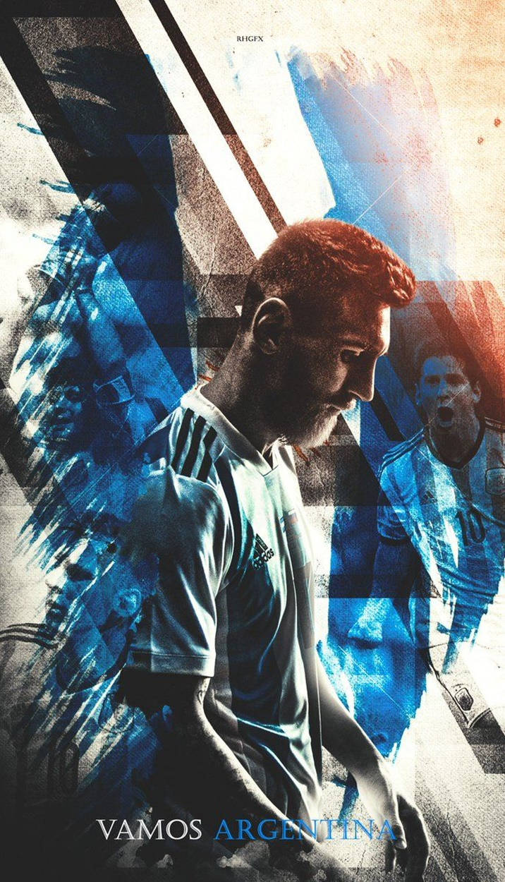 Messi Argentina Vamos Plakat Wallpapers