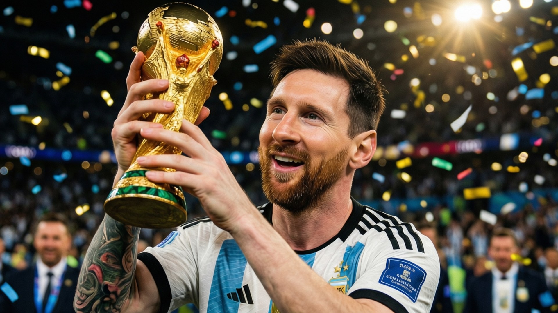 Messi Verdensmester Hæder Wallpapers