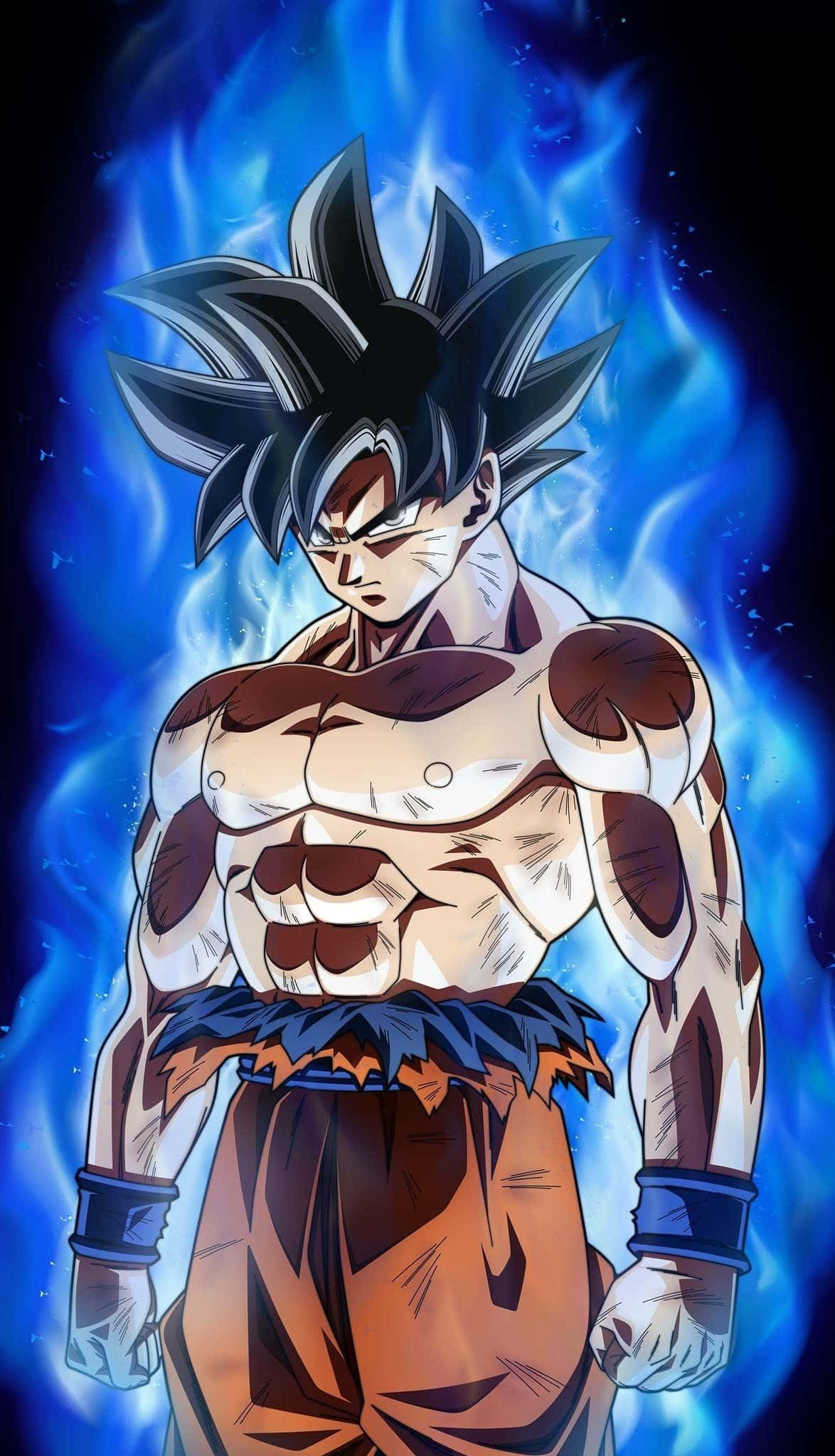 Mester Goku Rampage Mode - Et levende Dragon Ball Super iPhone-baggrundsbillede Wallpapers