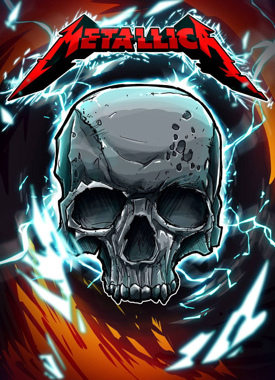 Metallica Gangster Kranie Wallpapers