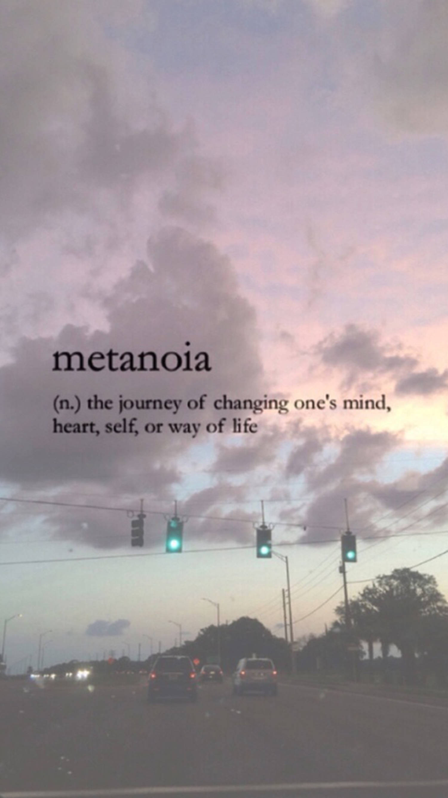 Metanoia æstetisk ord Wallpapers