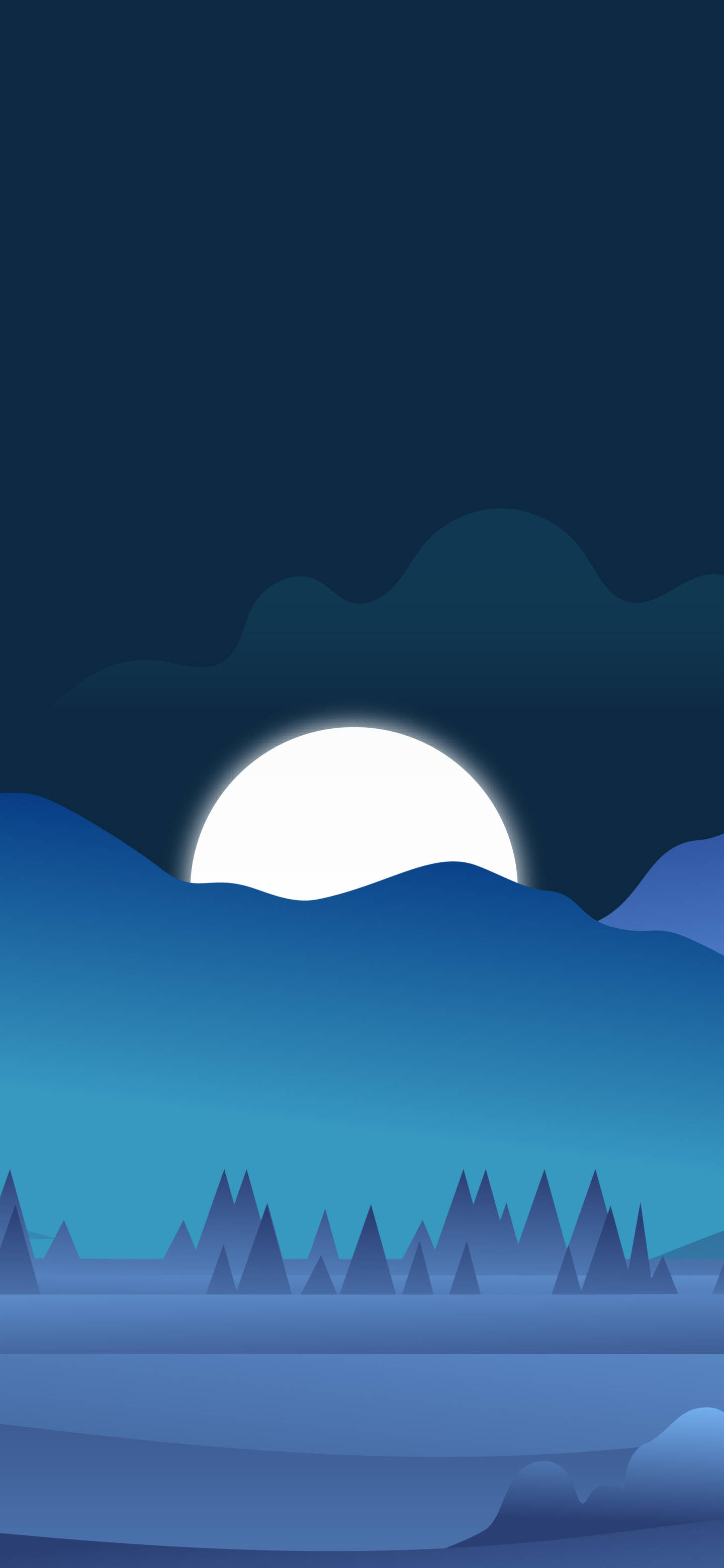 Midnatmåne til Xiaomi Redmi Note 9 Wallpapers