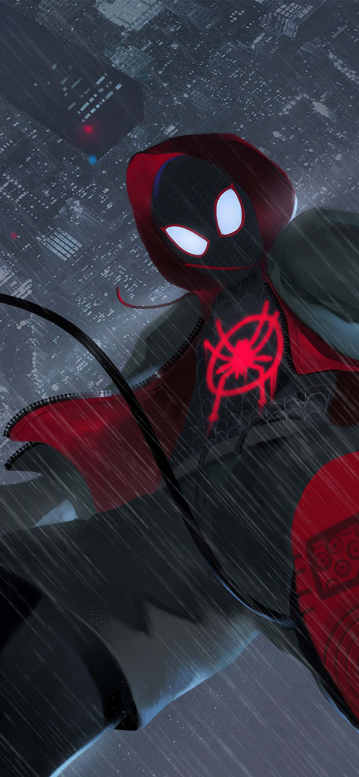 Miles Morales iPhone lavt vinkelbillede Wallpapers