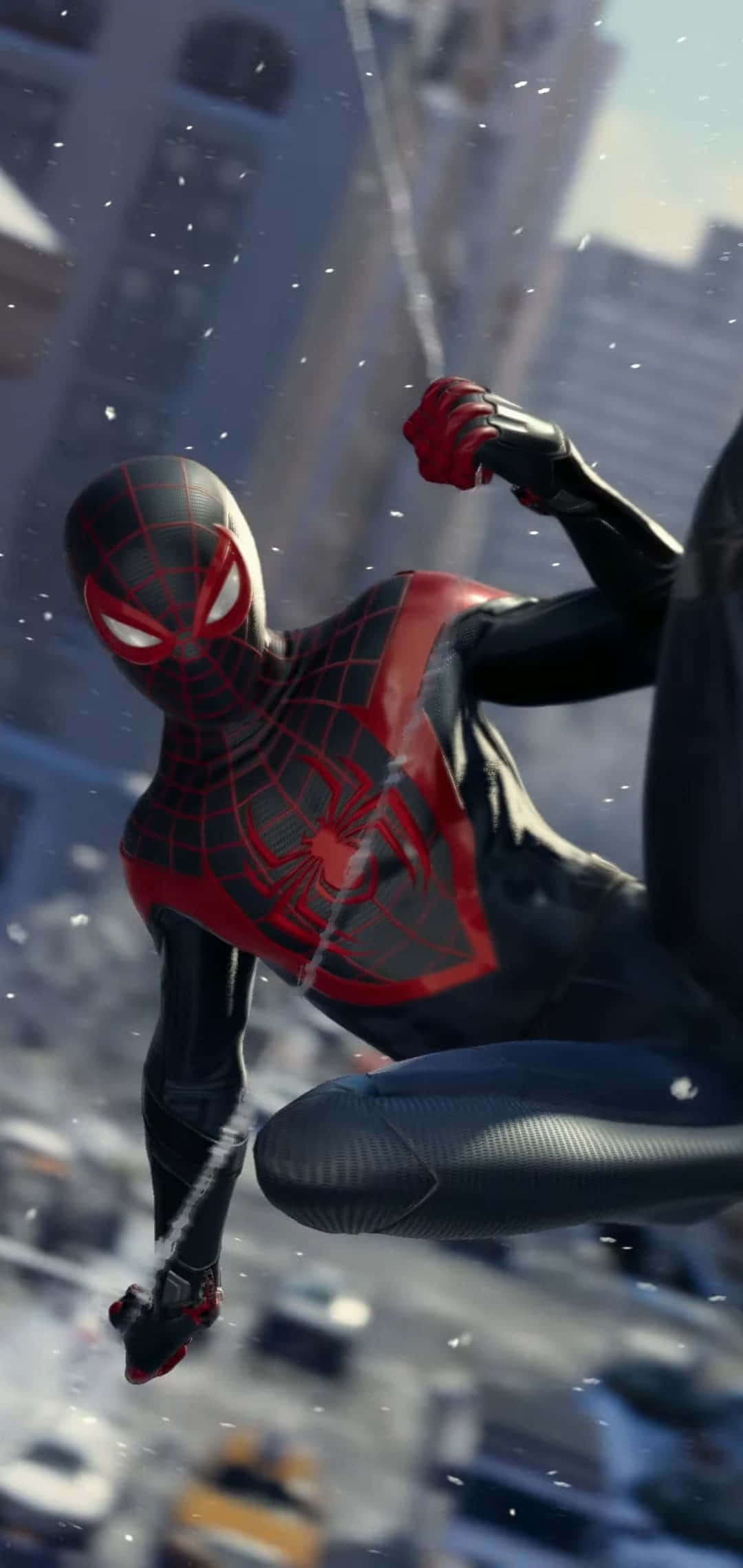 Miles Morales med den nye iPhone Wallpapers