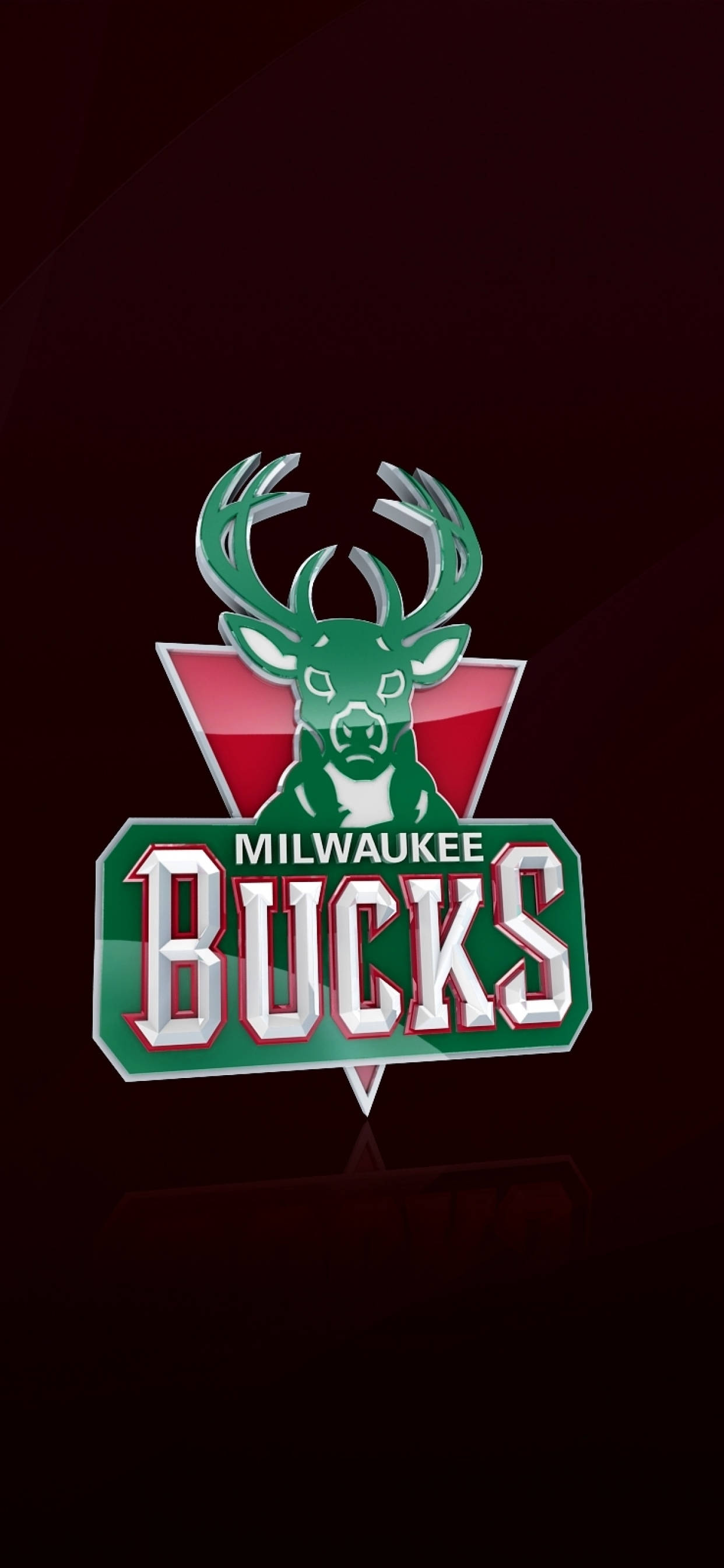 Milwaukee Bucks i mørkerød Wallpapers