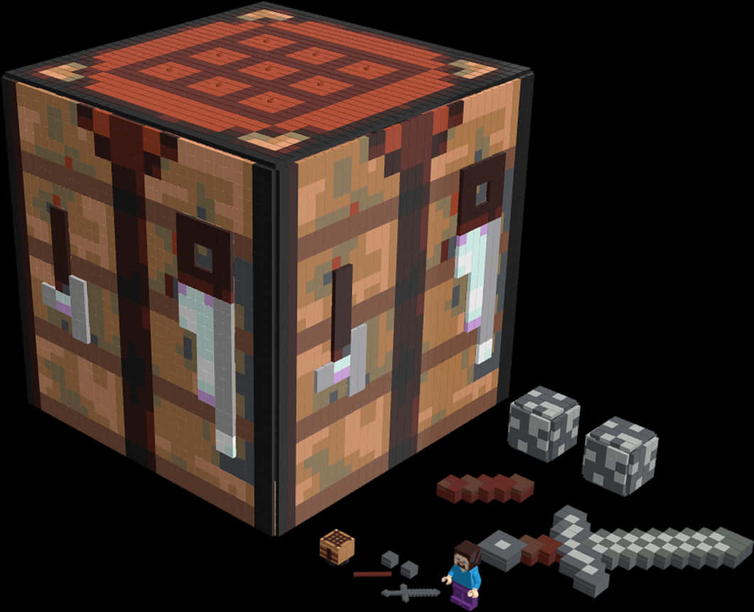 Minecraft - Arbejdsbænk og Værktøj Wallpapers