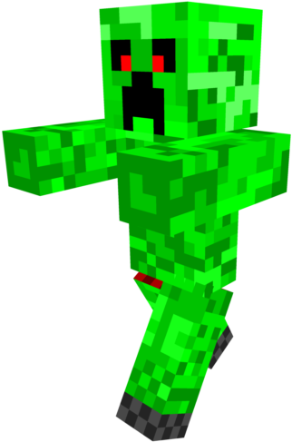 Minecraft Creeper karaktermodel Wallpapers