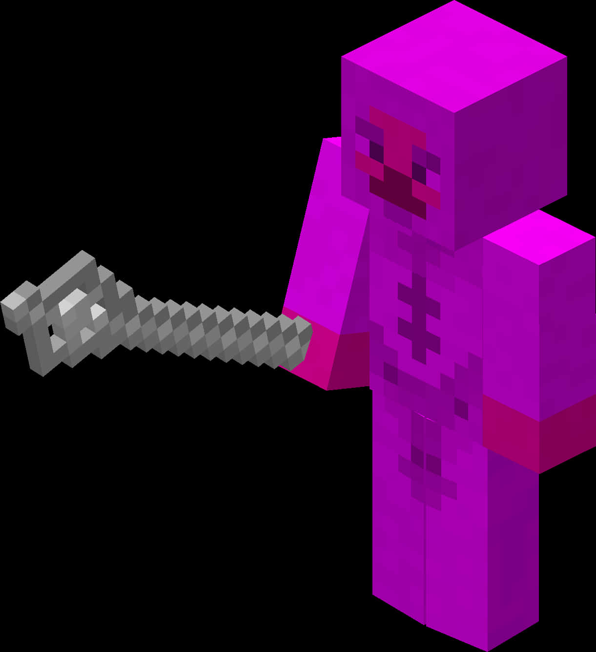Minecraft: Lilla karakter med hakke Wallpapers