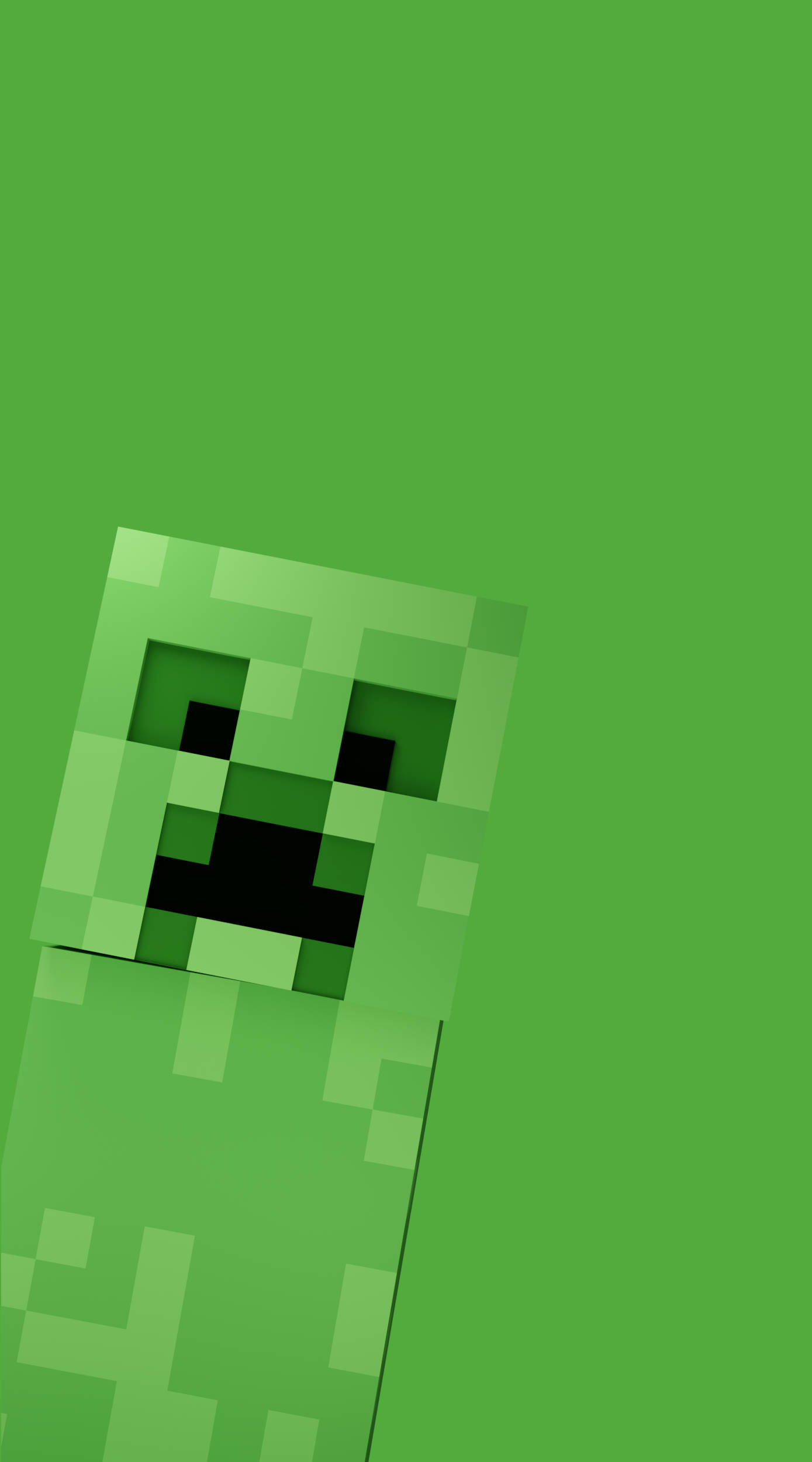 Minecraft Telefon Grøn Creeper Wallpapers