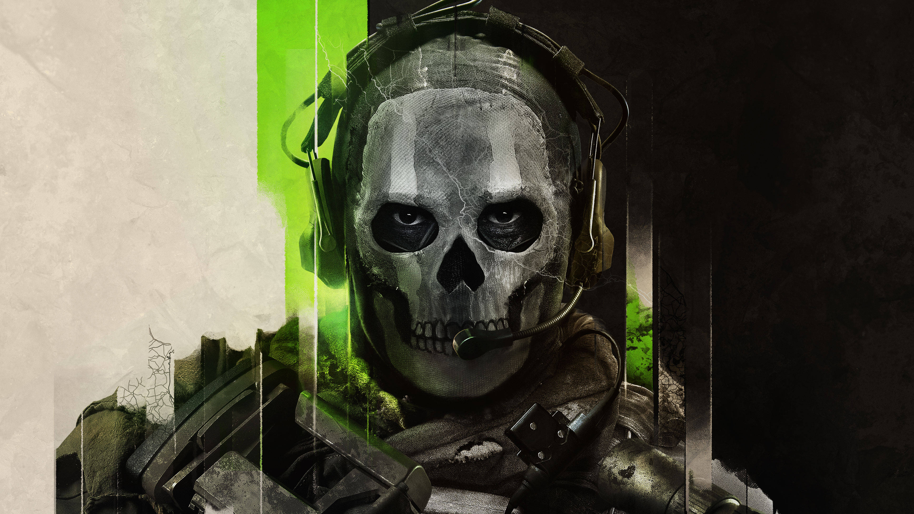 Minimalistisk 4K Call Of Duty Ghost Wallpapers