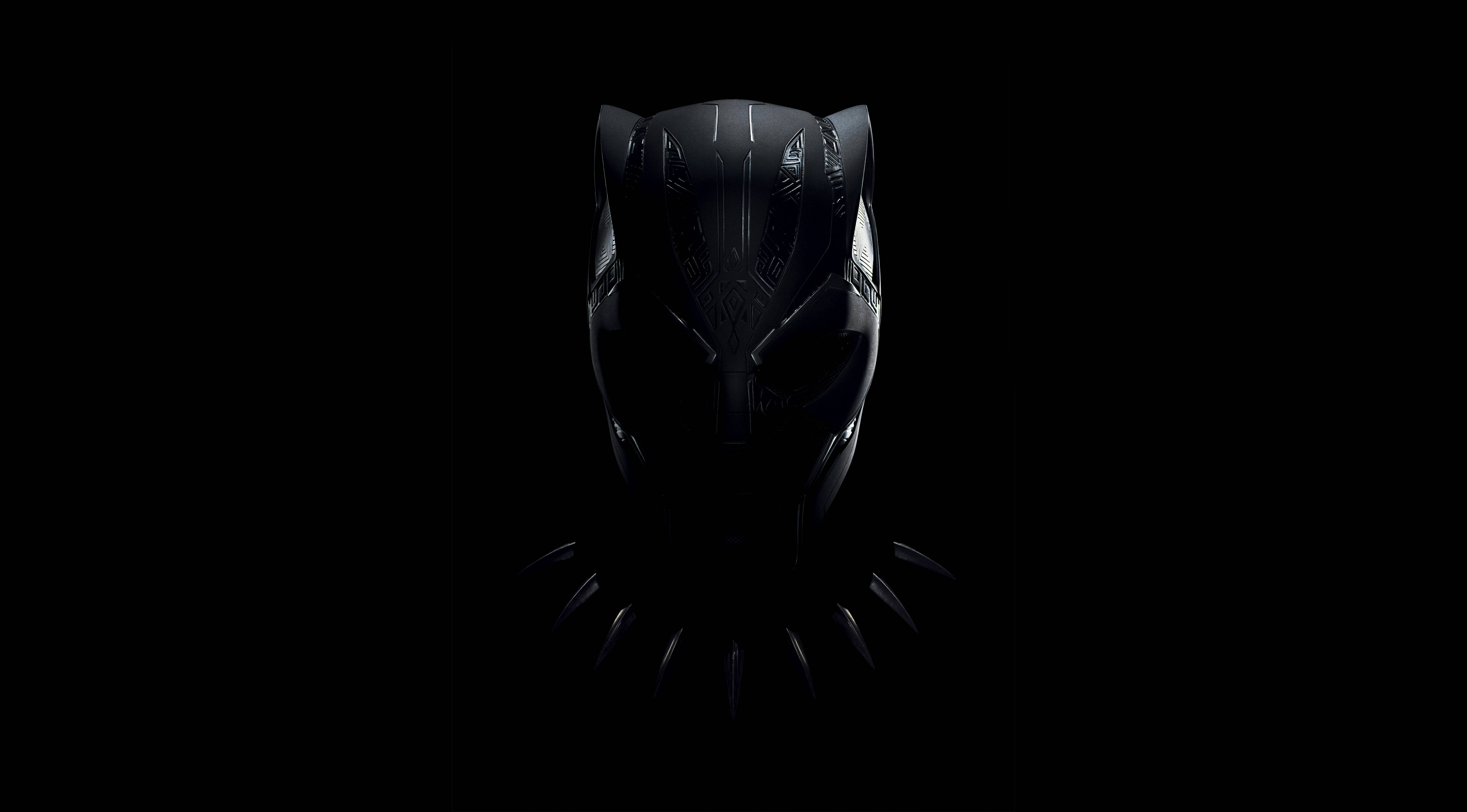 Minimalistisk Black Panther 4K Ultra HD Mørk Wallpapers