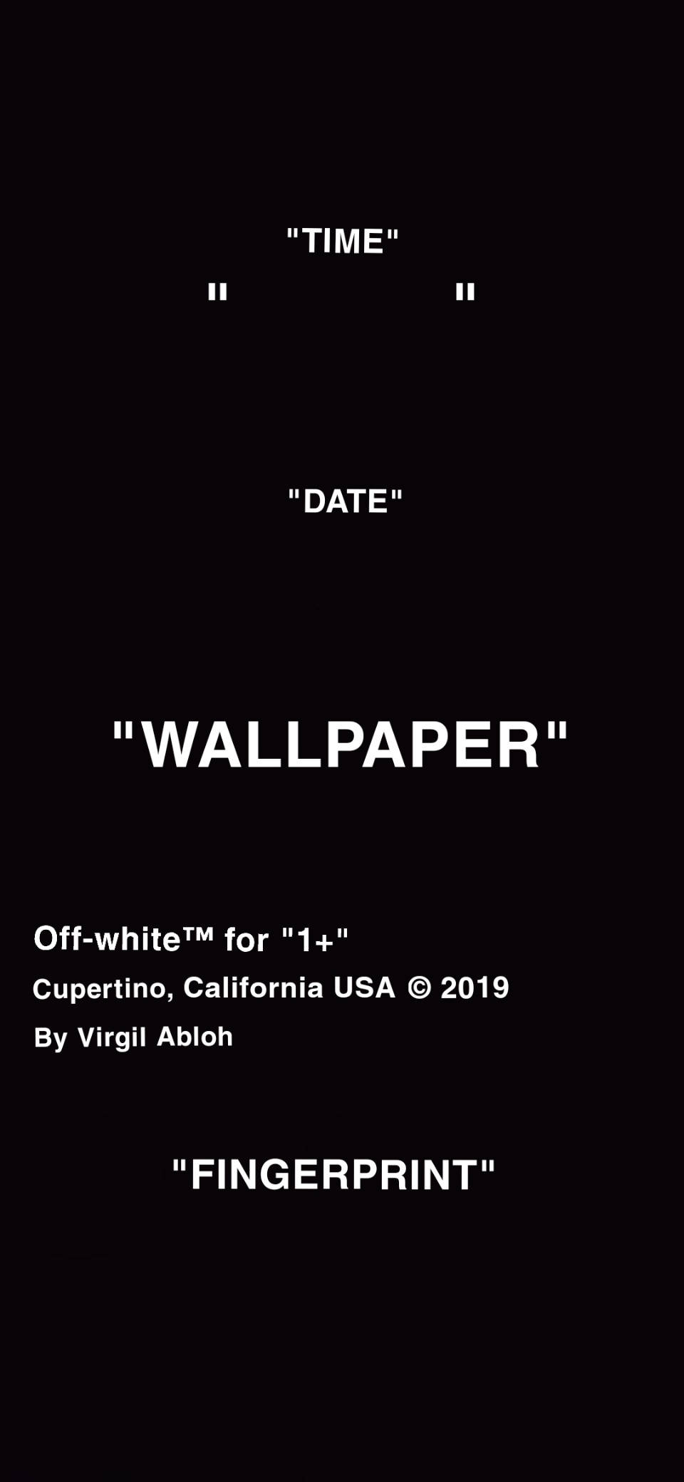 Minimalistisk elegance i off white Wallpapers