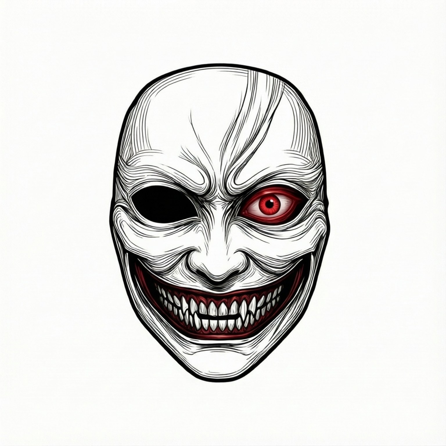 Minimalistisk Kaneki-maske Wallpapers