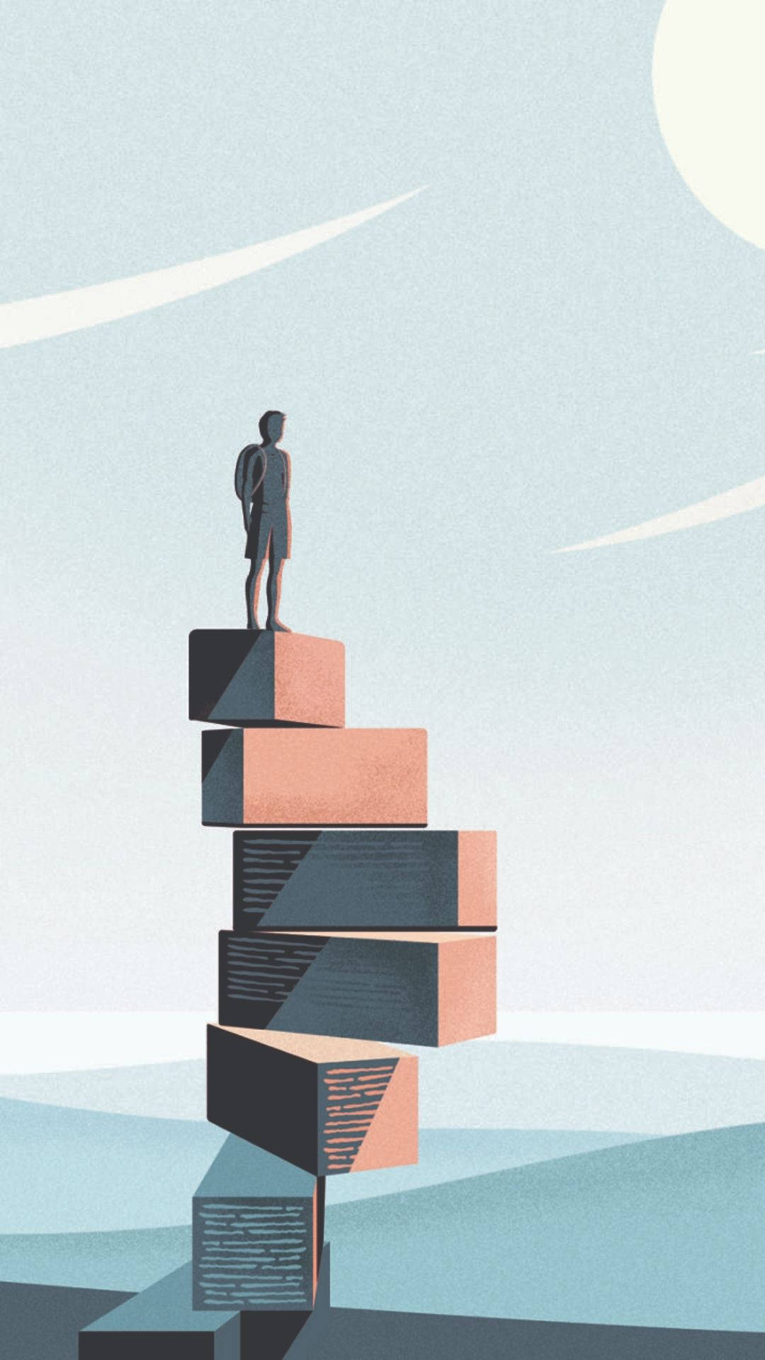 Minimalistisk kunstværk design Wallpapers