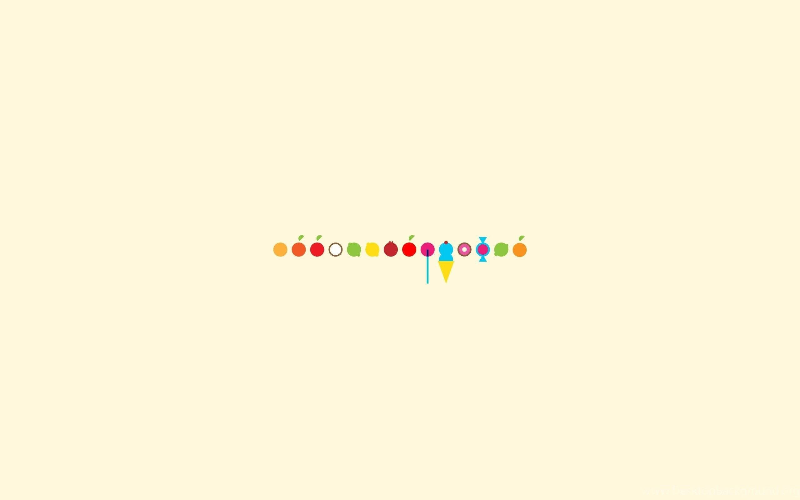 Minimalistisk mad pastelgul æstetik Wallpapers