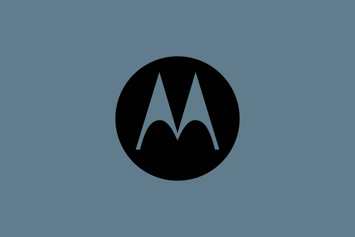 Minimalistisk Motorola-initial Wallpapers
