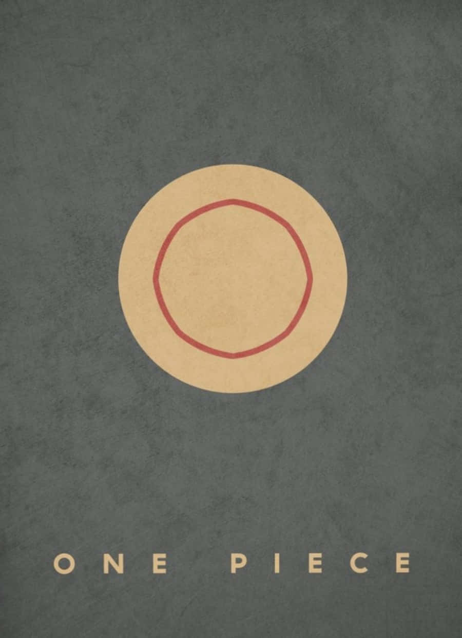 Minimalistisk One Piece Anime Plakat Wallpapers