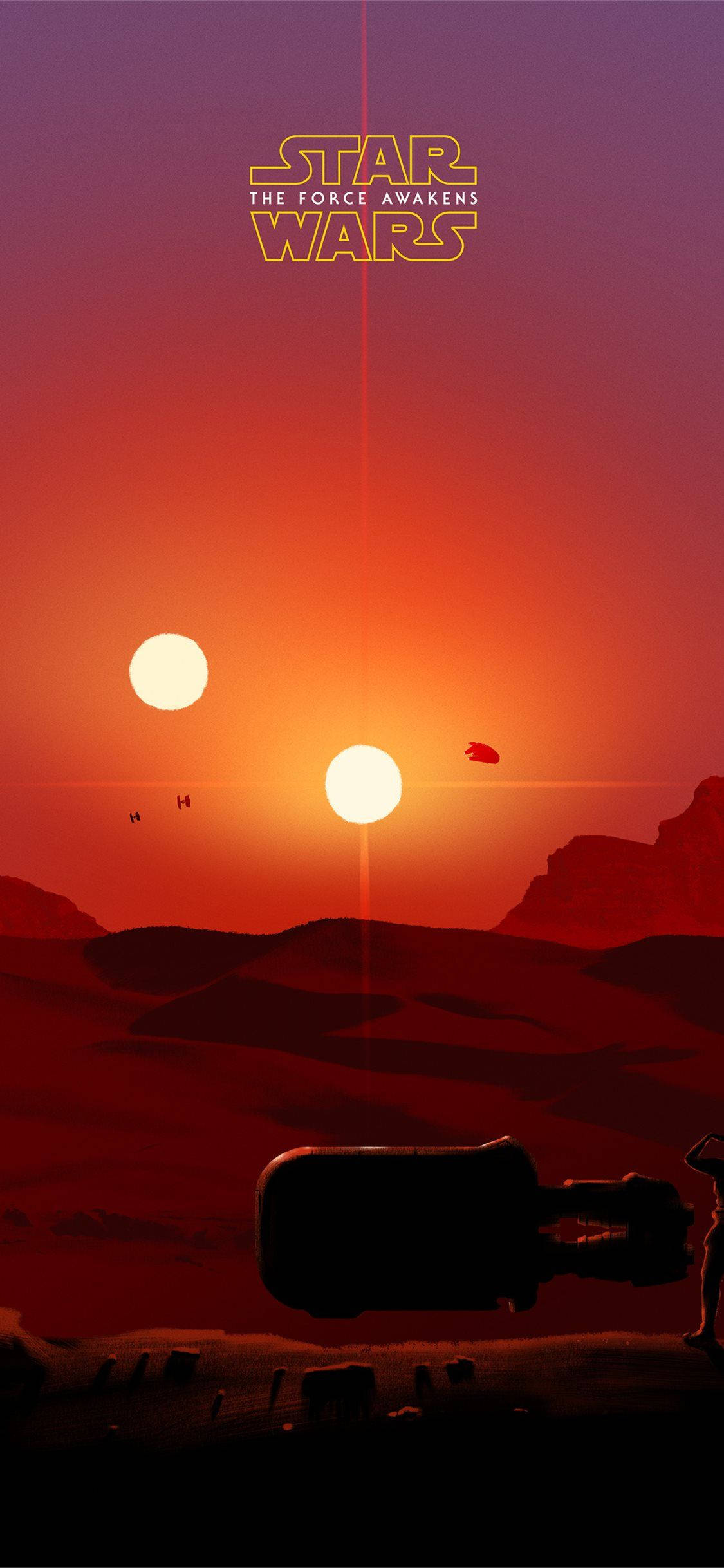 Minimalistisk Star Wars iPhone 6 Plus Wallpapers