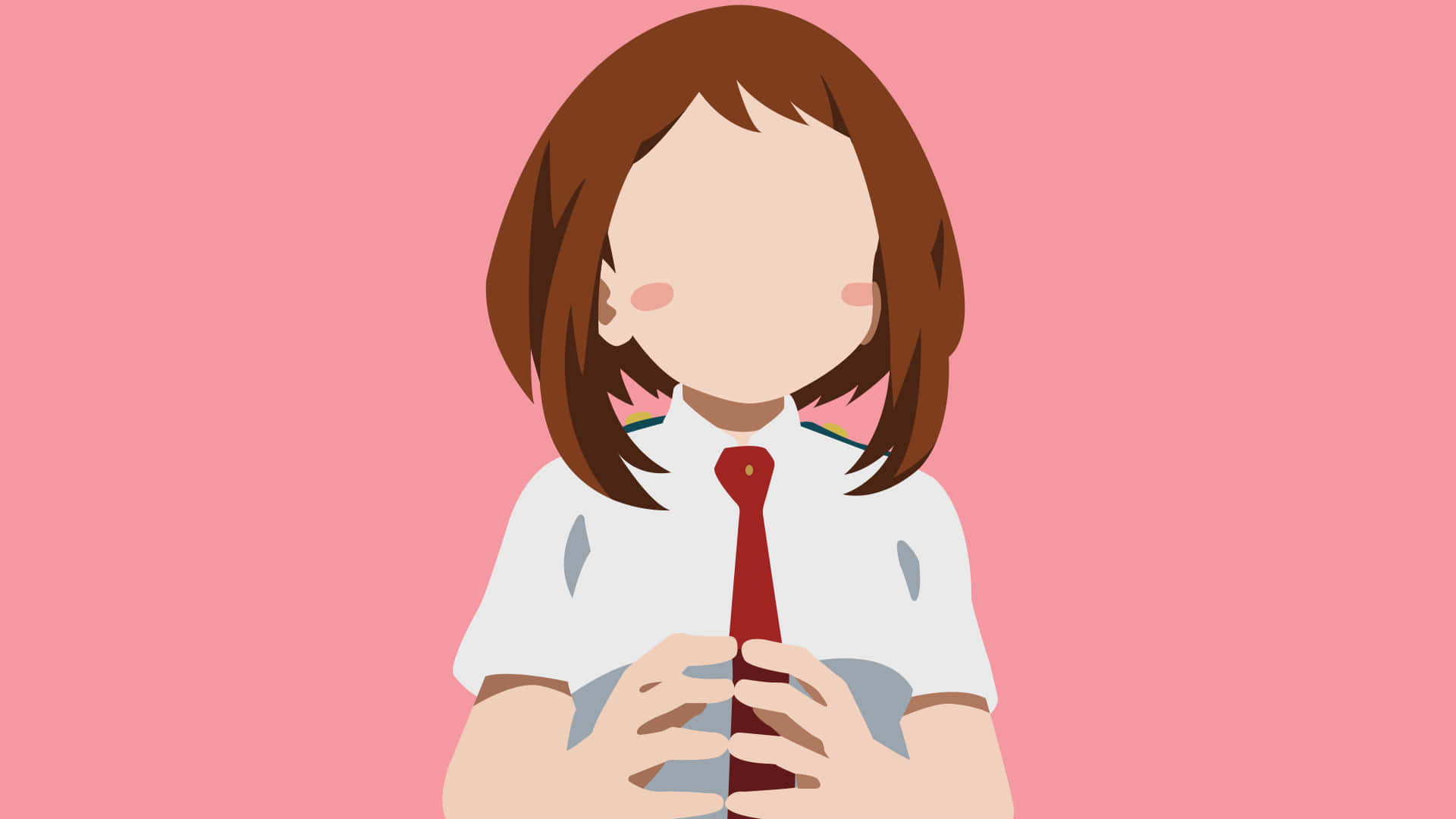 Minimalistisk Uraraka Æstetik Wallpapers