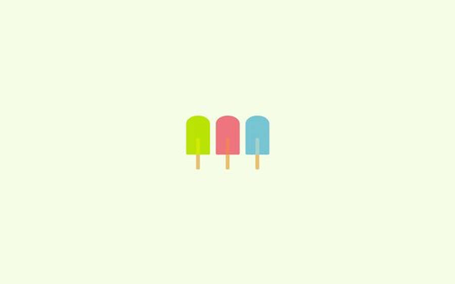 Minimalistiske æstetiske ispinde Wallpapers