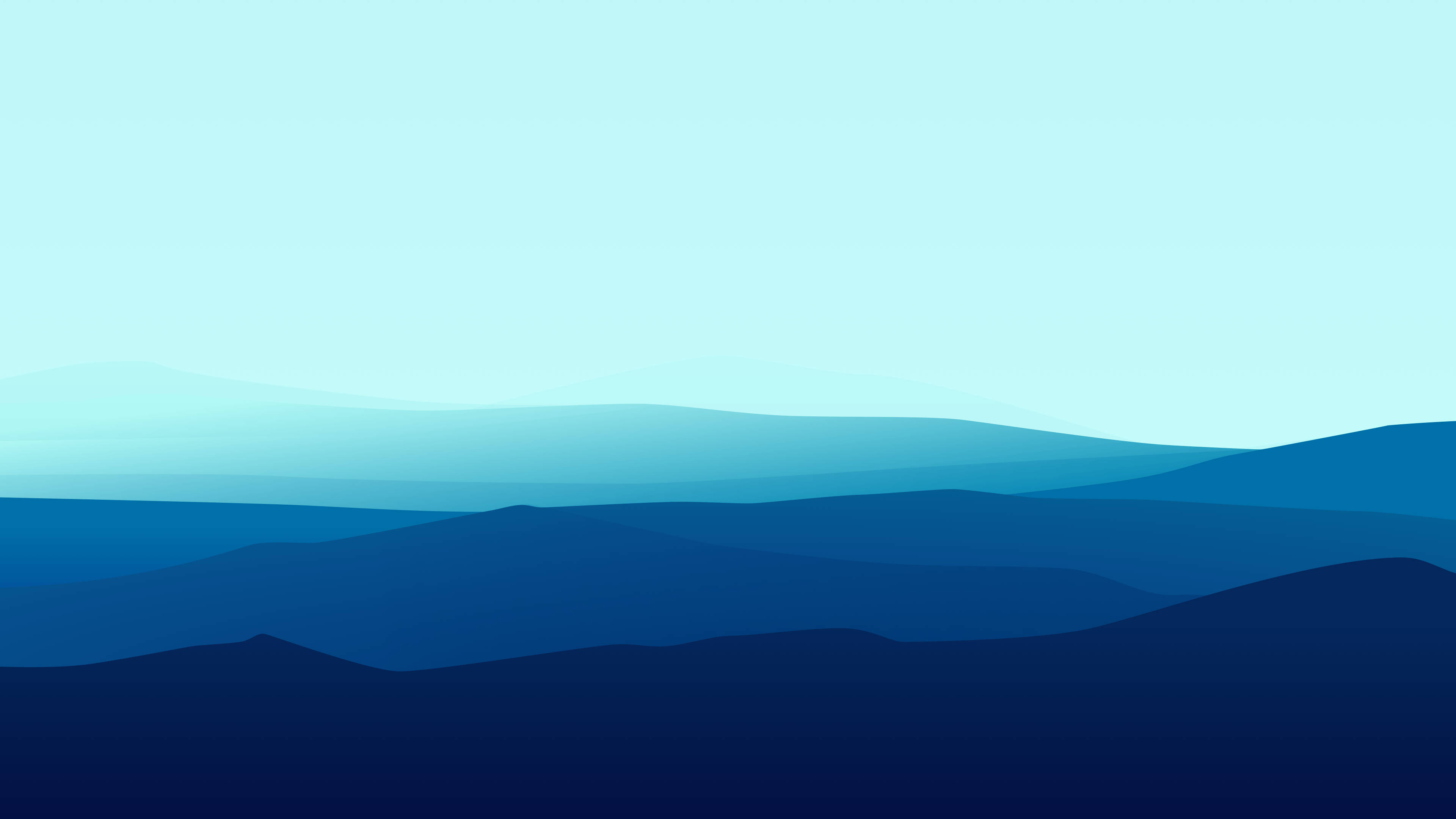 Minimalistiske blå nuancer Wallpapers