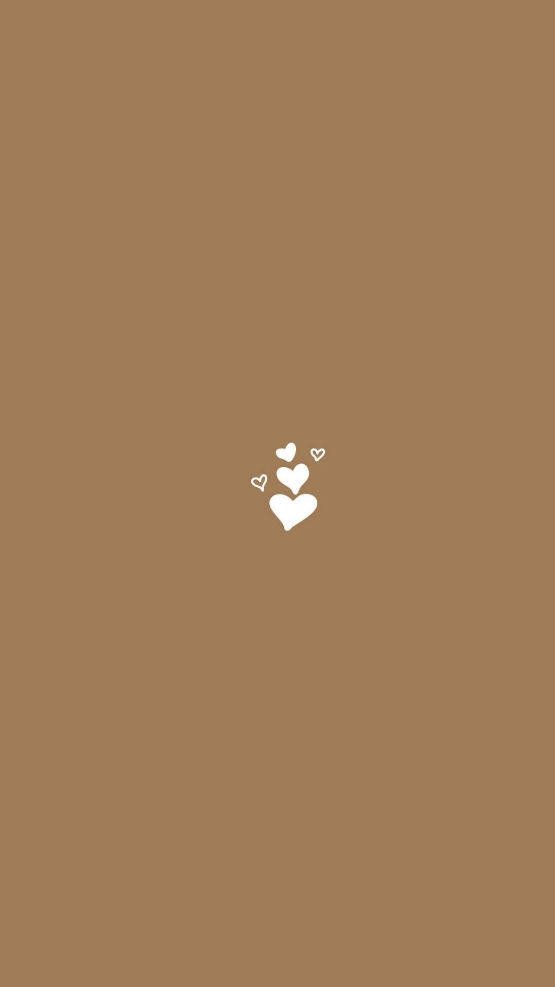 Minimalistiske hjerter kærlighedsæstetik Wallpapers