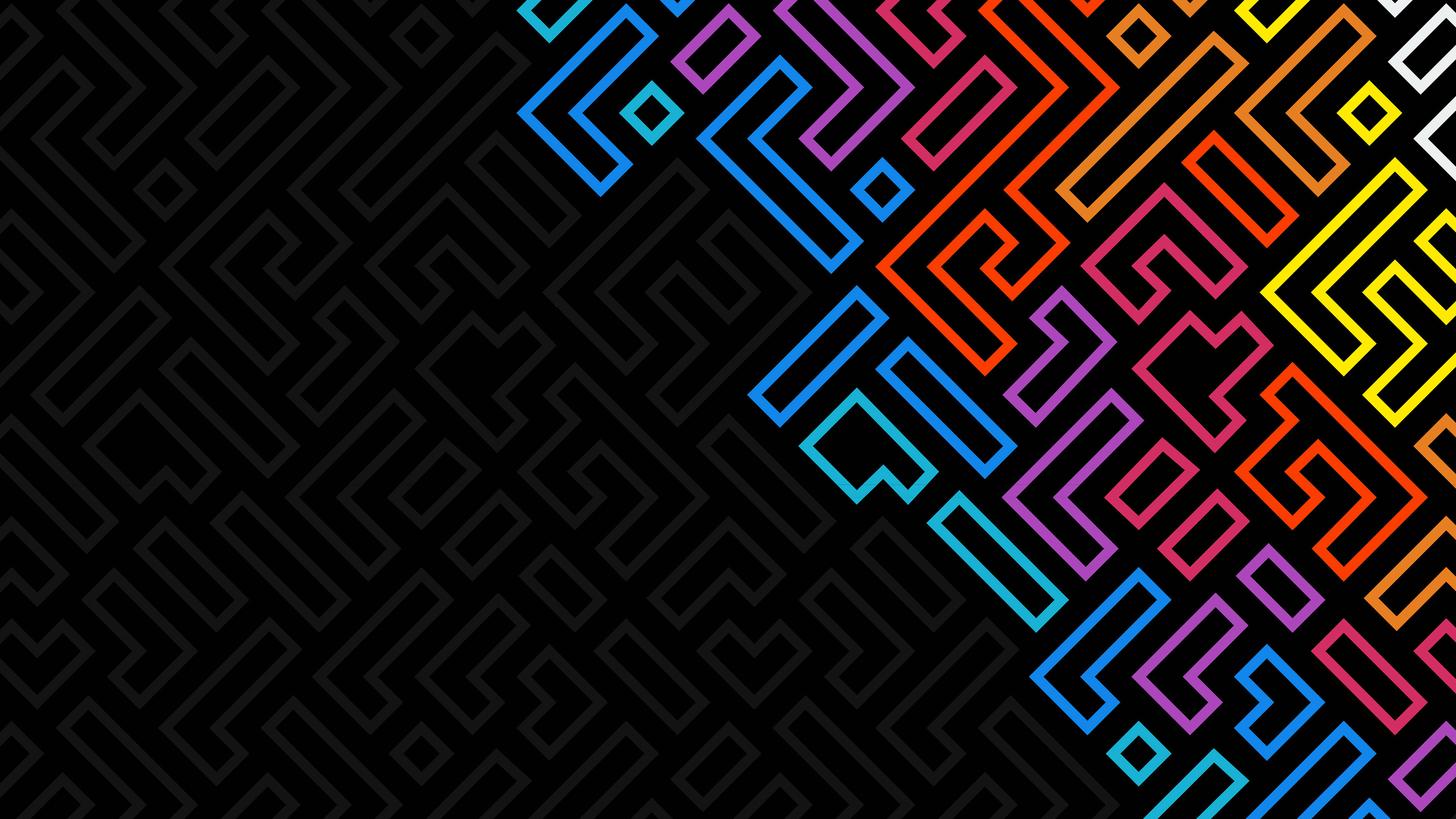 Minimalistiske linjer køligt mønster Wallpapers