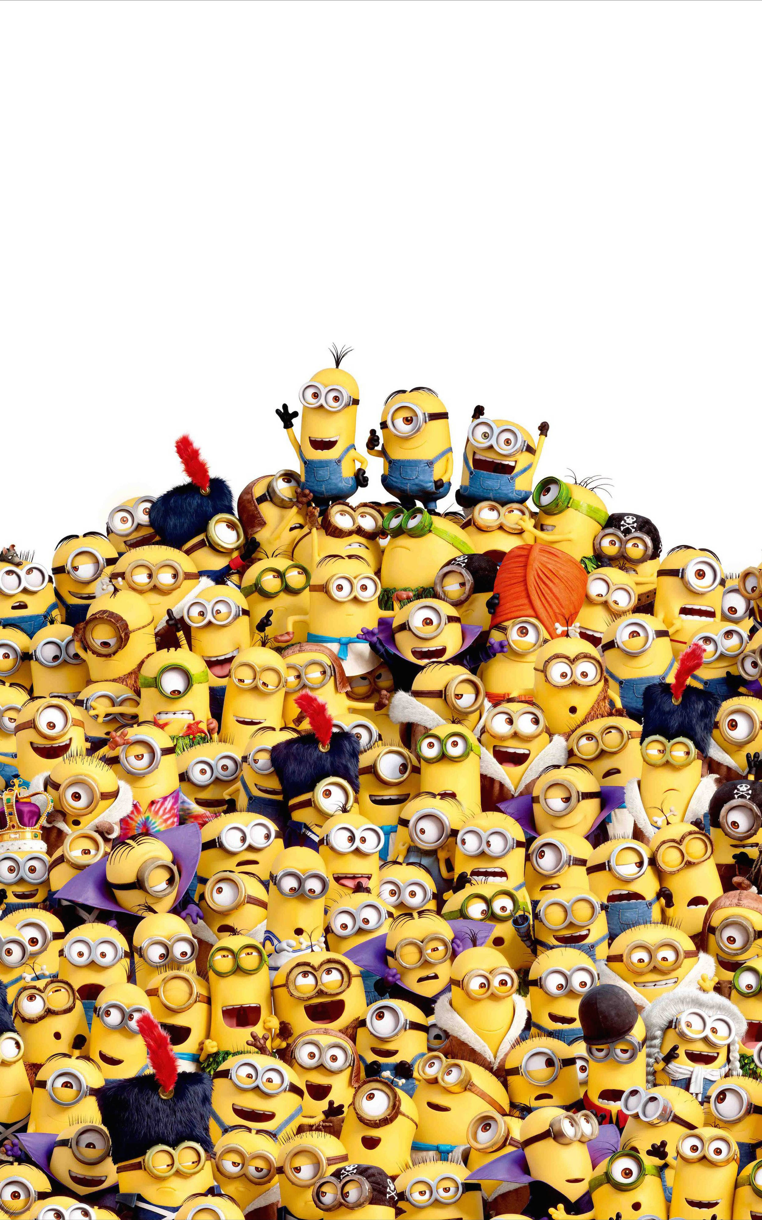 Minions i forskellige outfits Wallpapers