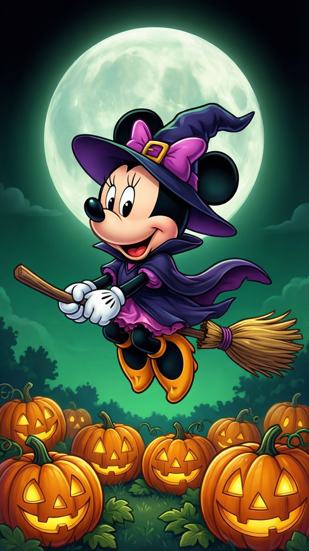 Minnie Hekseflyvning Wallpapers