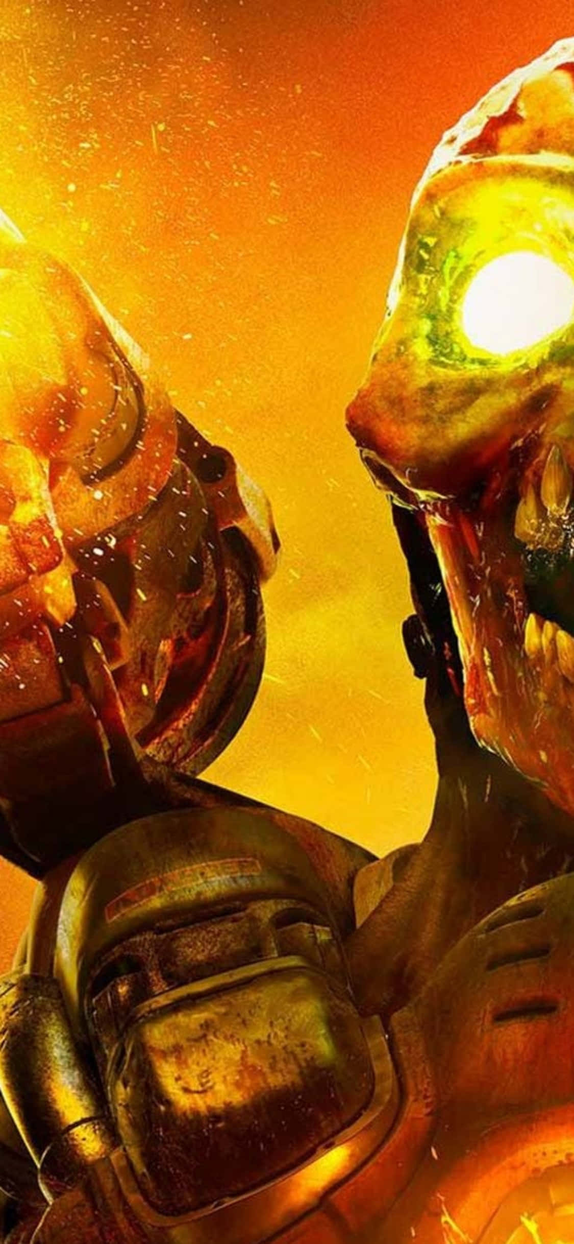 Missilvåben iPhone Xs Doom Baggrund Wallpapers
