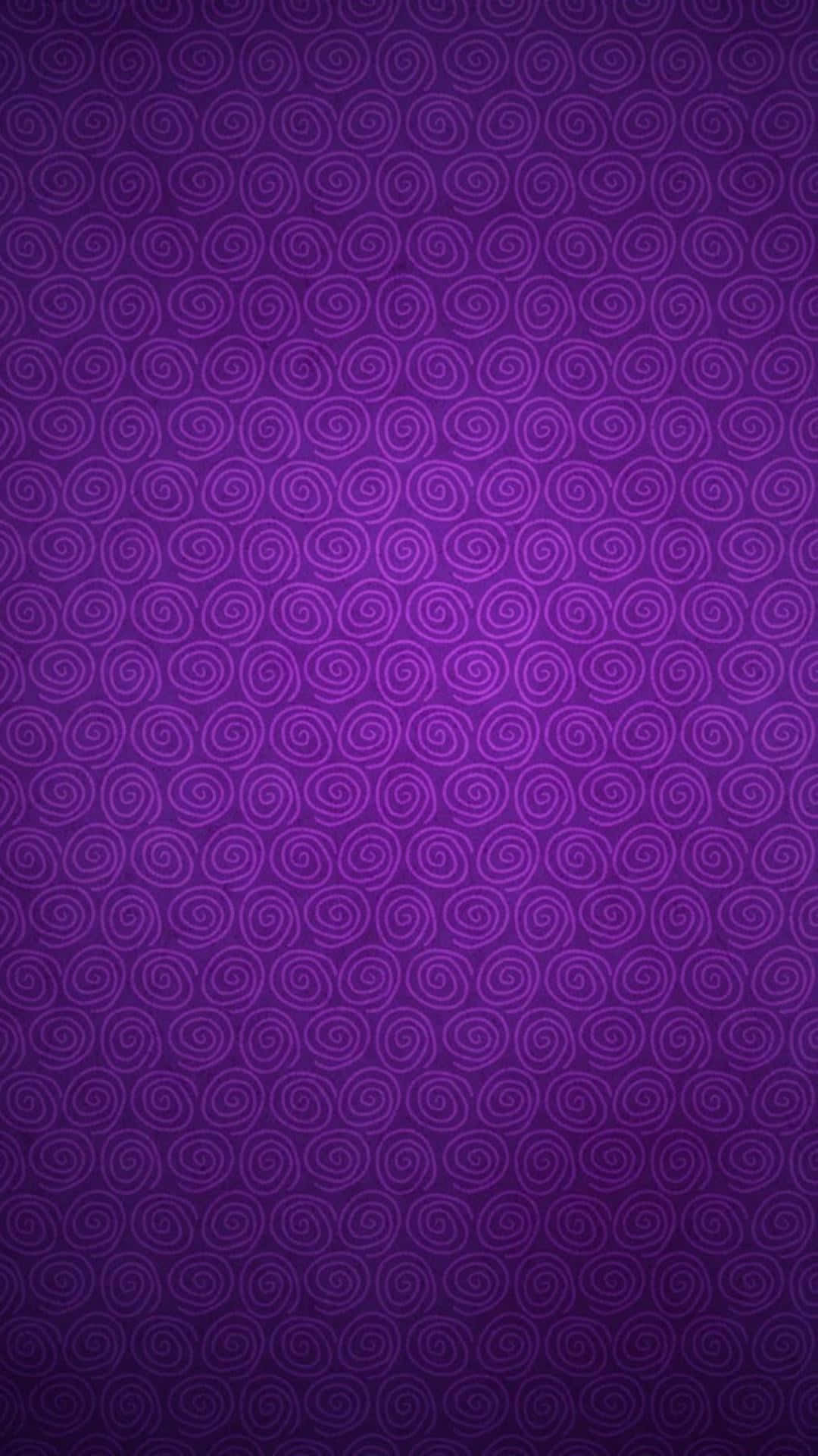 Mønster af hvirvler på lilla baggrund Wallpapers