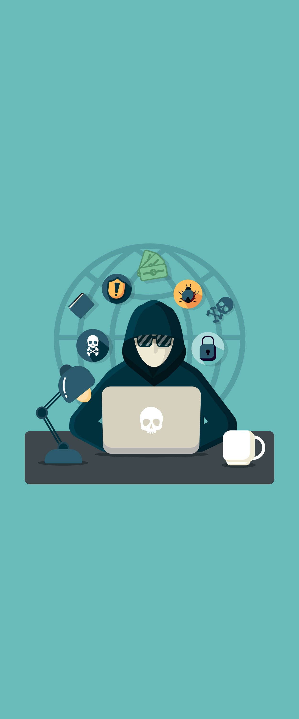 Moderne Hacker Grafik Hacking Android Baggrund Wallpapers