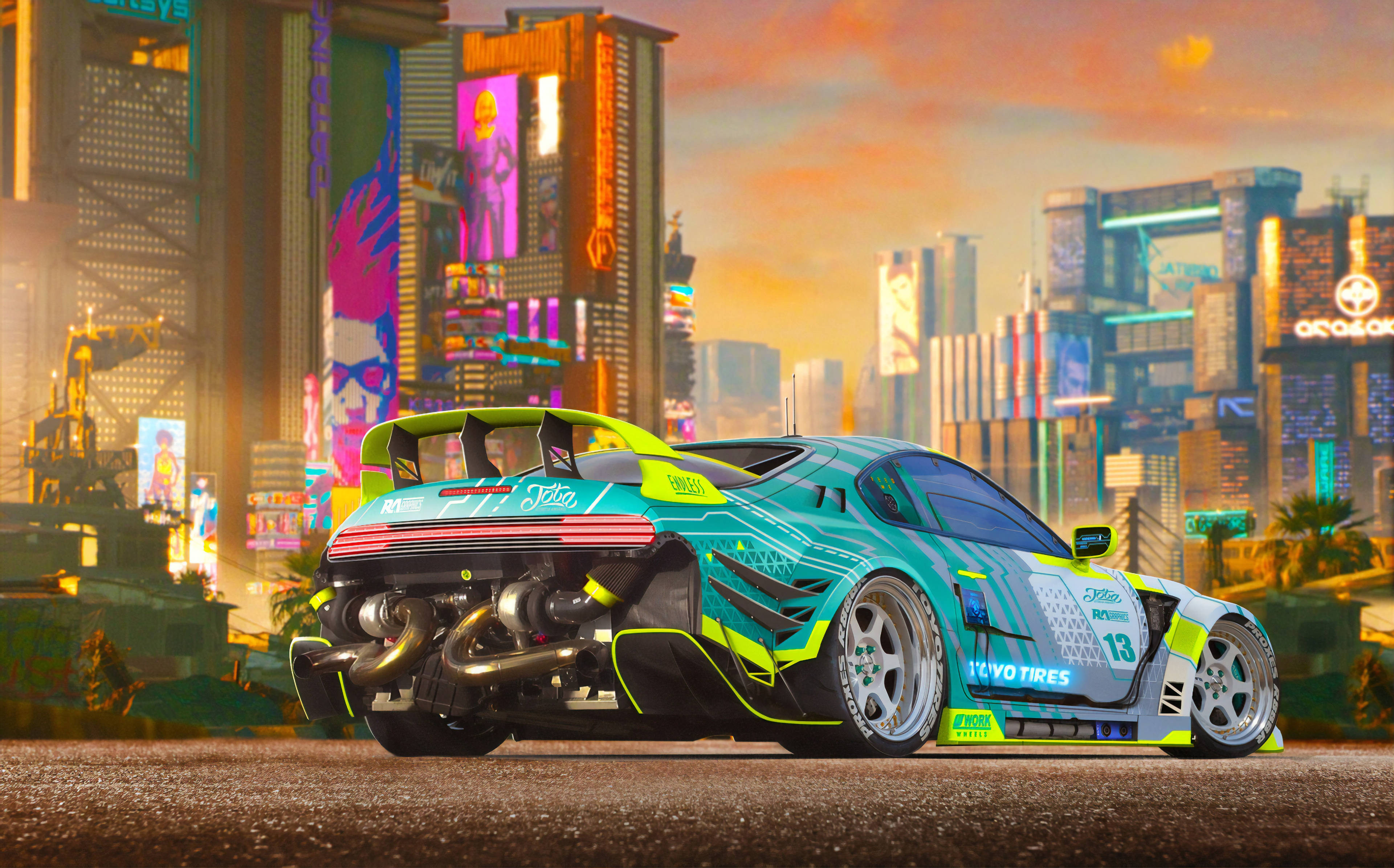 Modificeret sportsvogn 4K Wallpapers