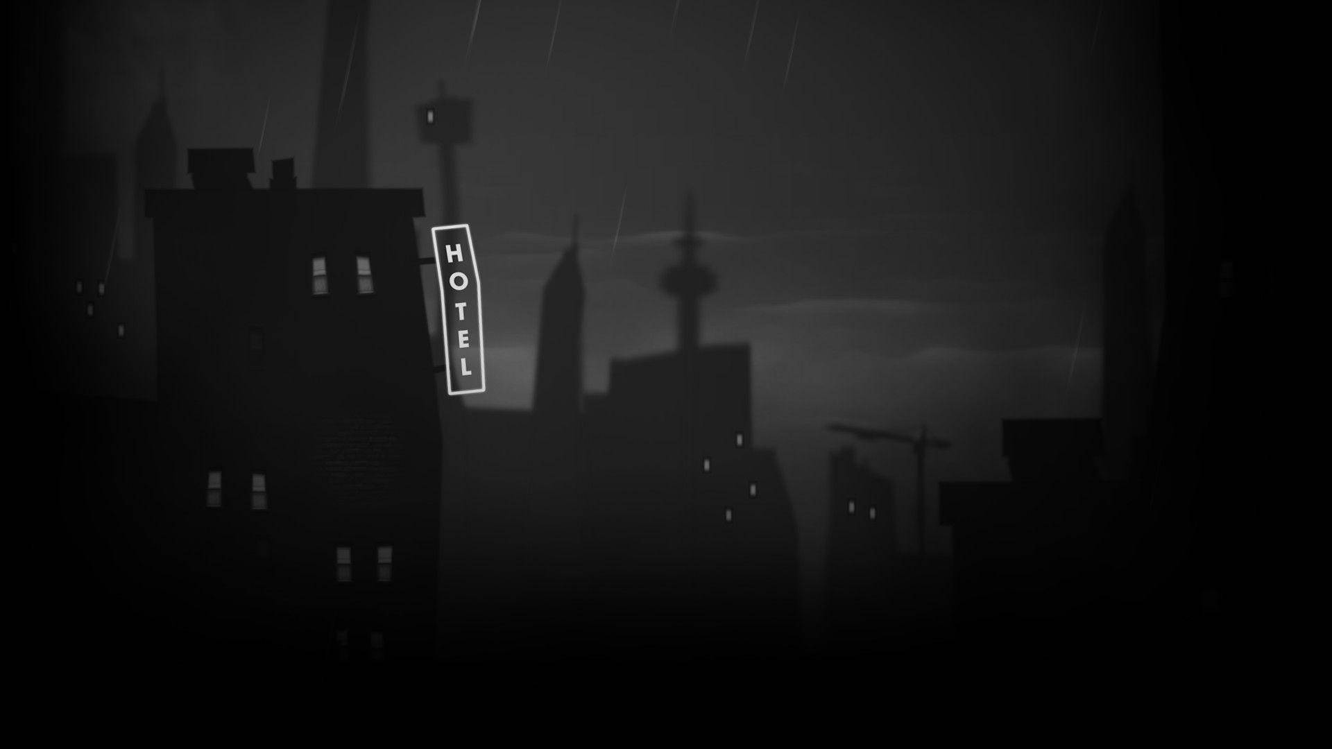 Mørk anime æstetik hotel skrivebord Wallpapers