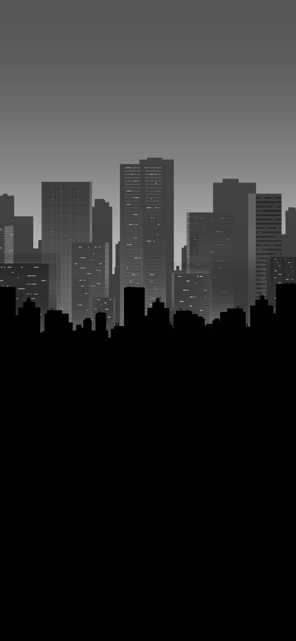 Mørk bysilhuet Wallpapers