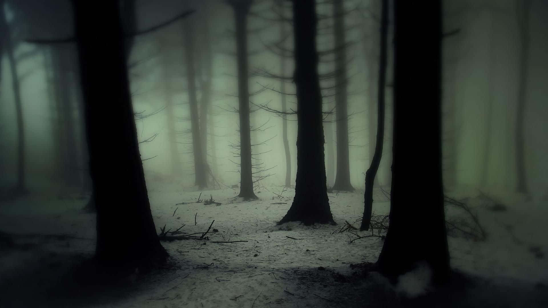 Mørk skov baggrund Wallpapers