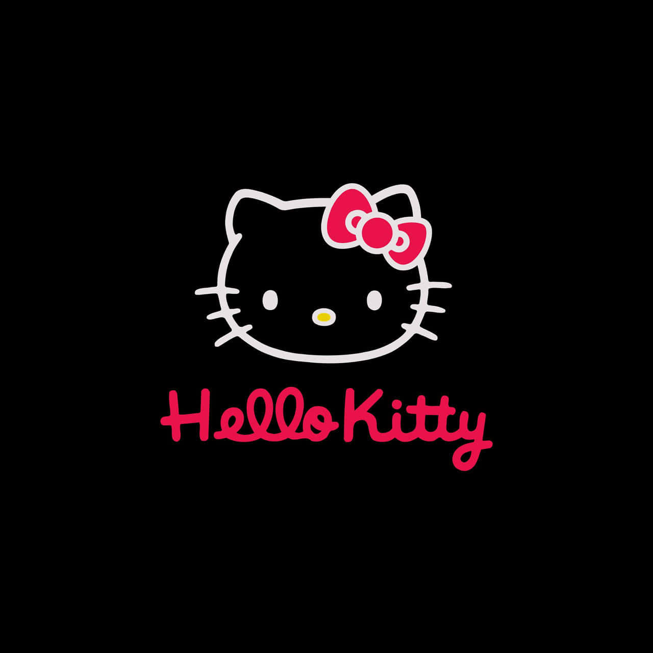 Mørk sød Hello Kitty sløjfe Wallpapers
