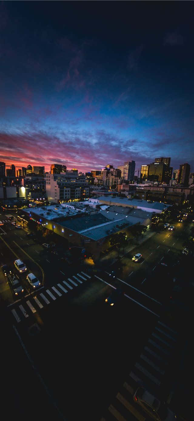 Mørk vej i San Diego iPhone Wallpapers