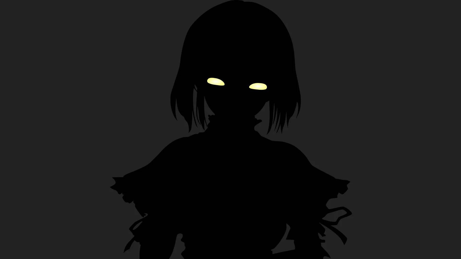 Mørke anime glødende onde øjne Wallpapers