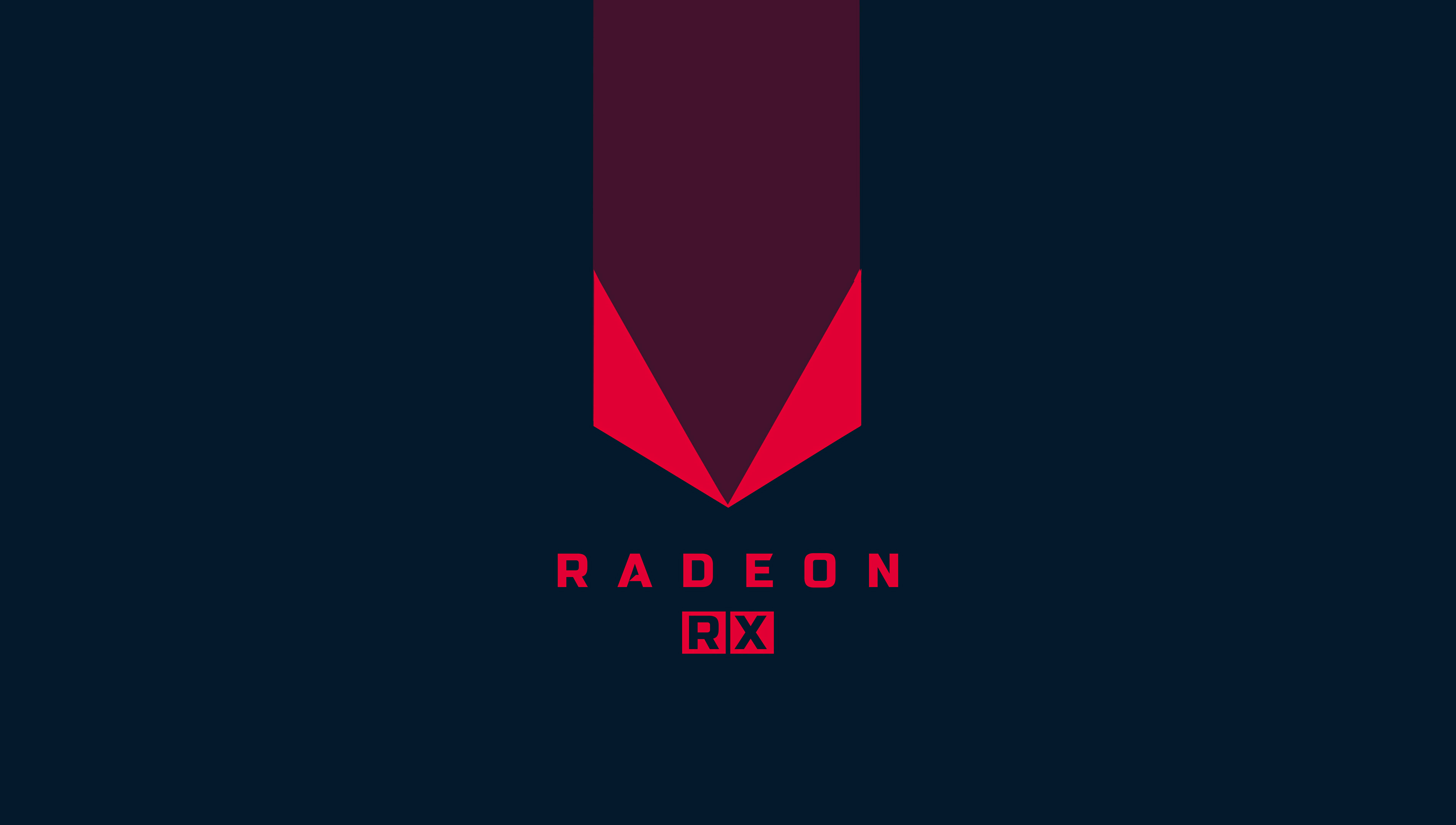 Mørkeblå AMD 4K Wallpapers