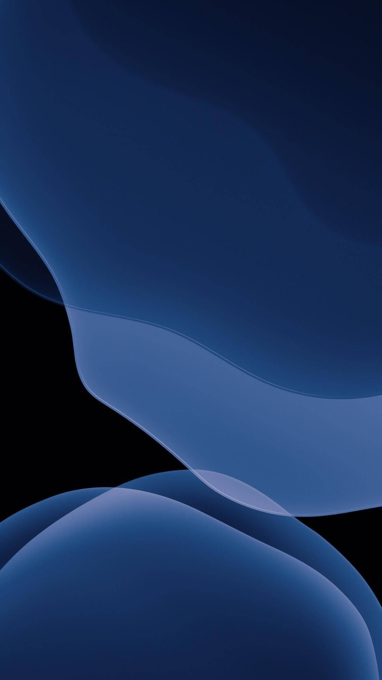 Mørkeblå iPhone låseskærm Wallpapers
