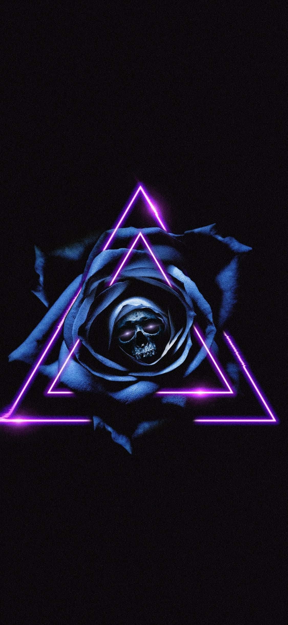 Mørkeblå Rose Abstrakt Wallpapers