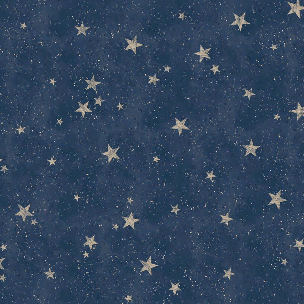Mørkeblå Stjerne Guld M1490 Wallpapers