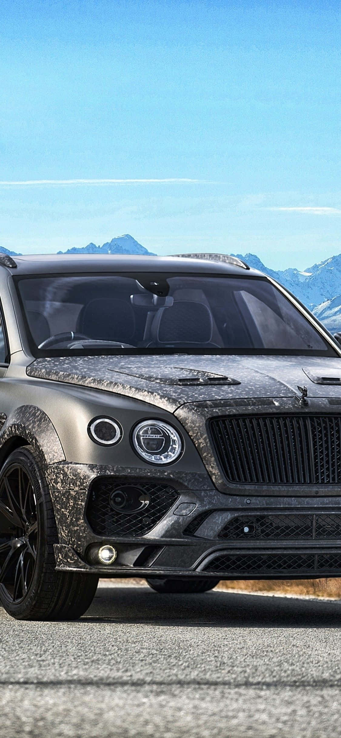 Mørkegrå Bentayga Bentley iPhone Wallpapers